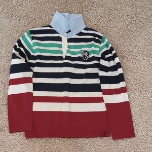 Mayoral Multicolor Striped Button Down Shirt